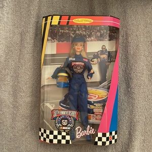 Vintage Barbie Collector Edition 50th Anniversary Nascar 1998 doll
